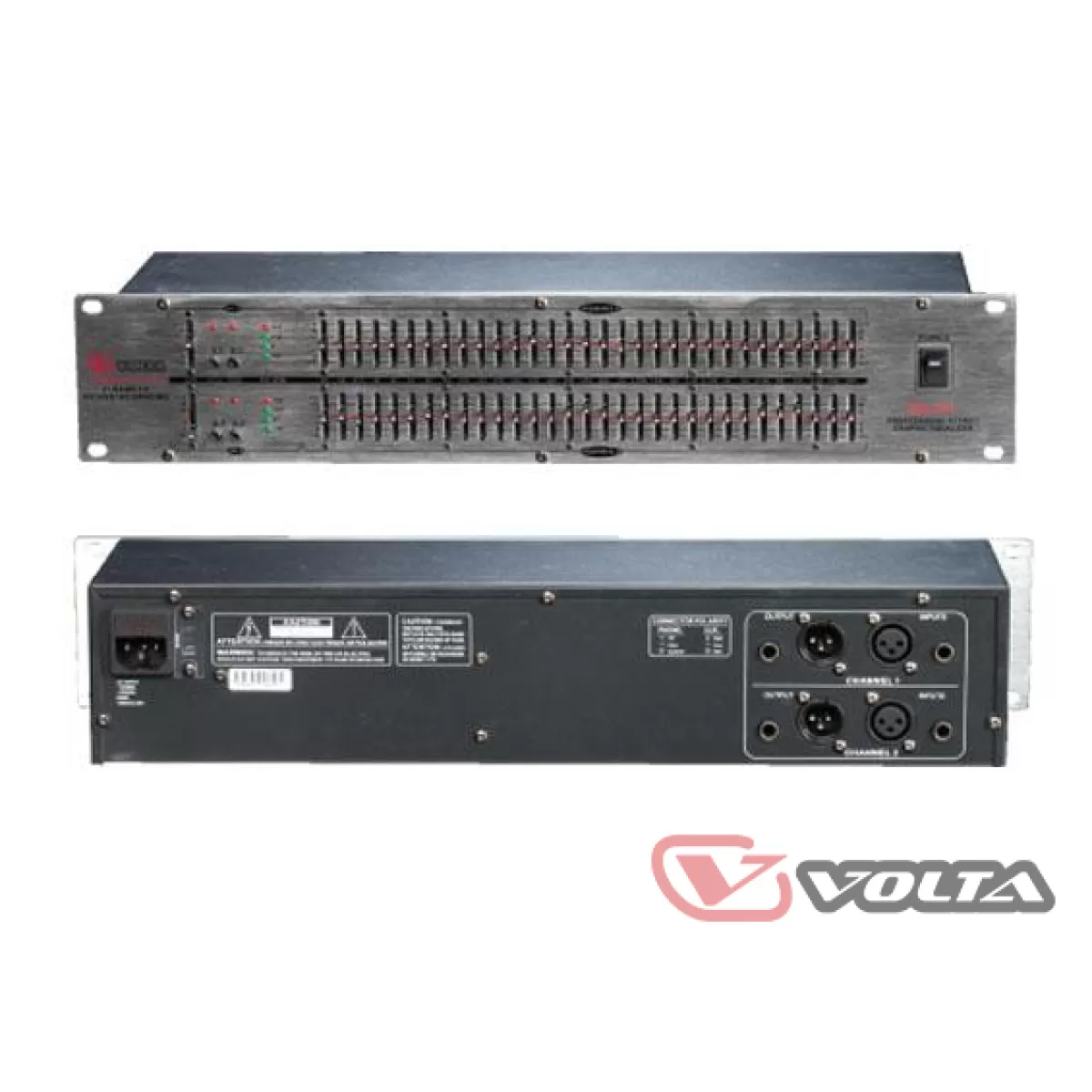 VoltaEQ-231Графическийдвухканальный1/3октавныйэквалайзер